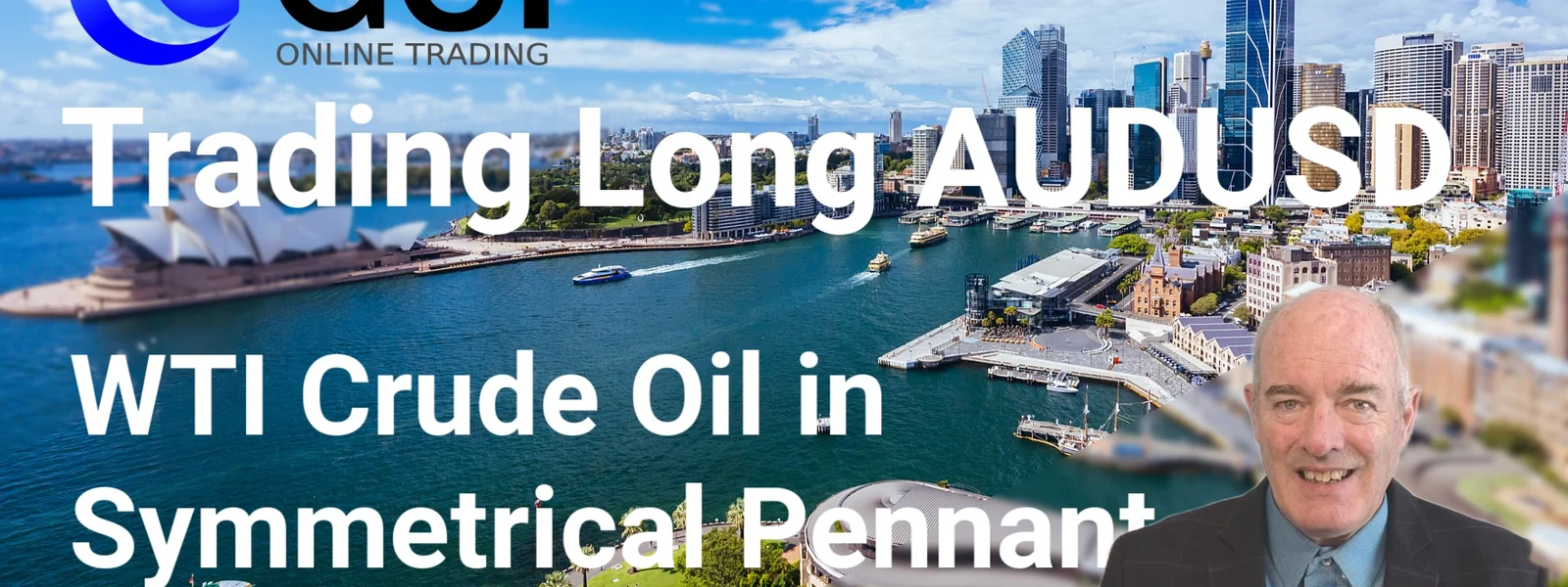 Forex Trading long AUDUSD.  WTI Crude Oil in Symmetrical Pennant.  Inflation in Focus this Week.