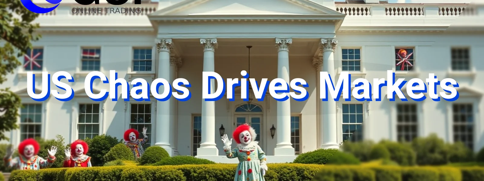 Forex Trading Silver XAGUSD in Triple Top.  US Indices Gapping Lower on US Tariff Threats.