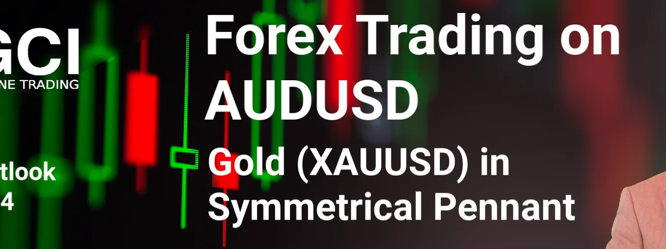 Forex Trading Long on AUDUSD. Gold (XAUUSD) in Symmetrical Pennant.