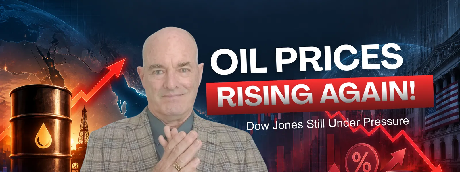 Brent Crude Oil Surges on Hormuz Attacks | Dow Jones Weakness, Gold & Forex Outlook