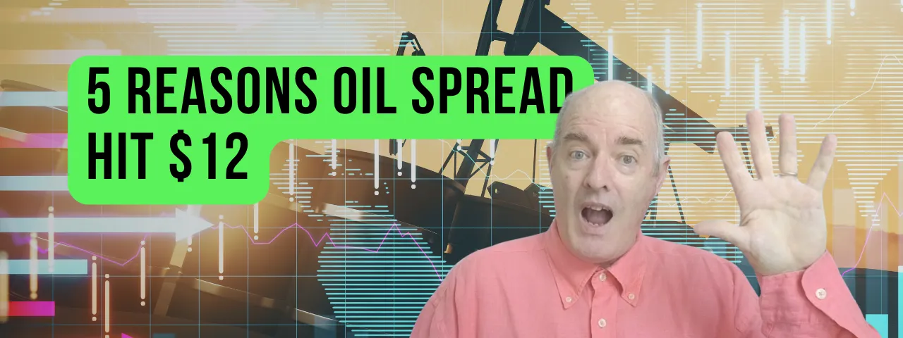 5 Reasons for the $12 the WTI/Brent Crude Oil Spread.  Forex Trading Temporary USD Pullback.  USDCHF at Lower Trend Line.