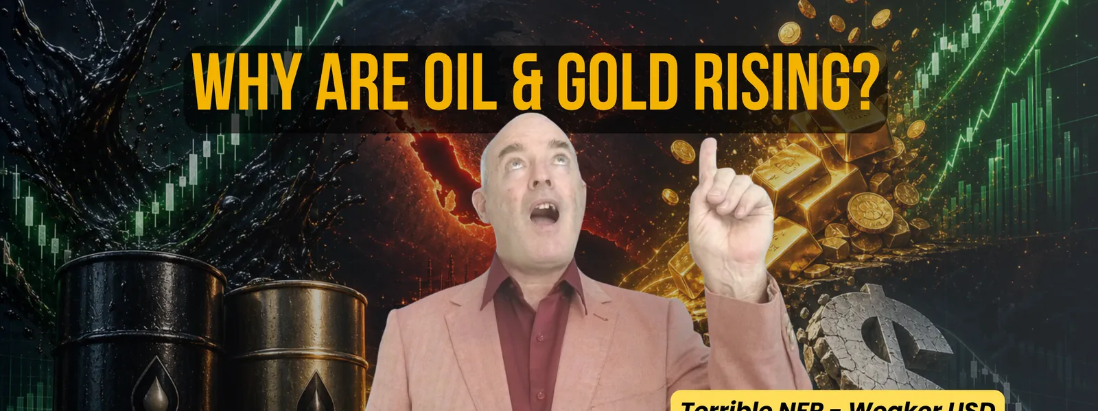 Gold & Crude Oil Surge Again! Iran Tensions, Weak USD & US CPI in Focus | Forex Trading