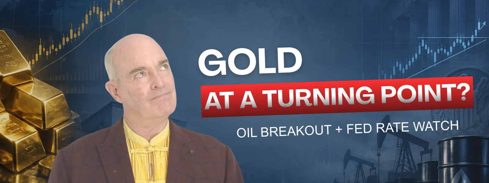 Gold XAUUSD at Resistance! Brent Crude Triangle & Fed Rate Outlook | Forex Trading