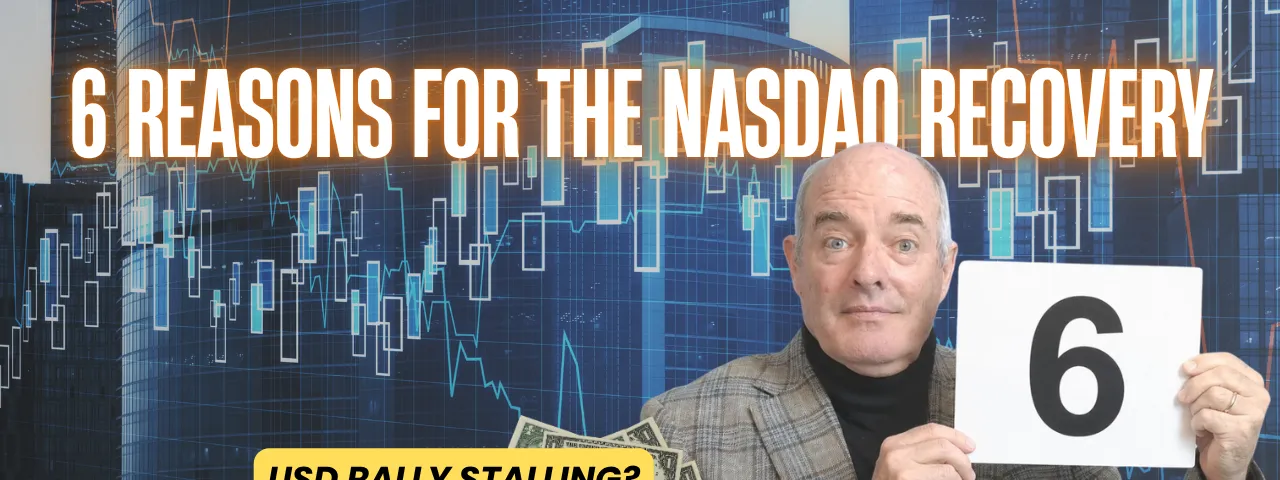 6 Reasons for the NASDAQ Recovery. USD Rally Stalling on Bond Yields.  WTI Crude in Symmetrical Pennant.
