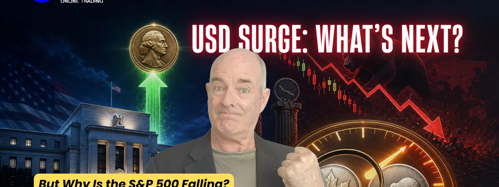 USD SURGE: WHAT’S NEXT? Why Is the S&P 500 Falling?
